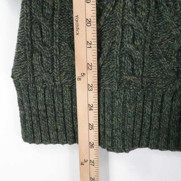 Pilcro And The Letterpress Sweater Womens Small Green Wool‎ Blend Knit Pullover - Picture 5 of 13